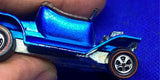 Vtg Hot wheels Red line Metallic Blue Hot Heap Mattel Car 1968 Red Line USA Gold