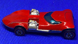 Vtg Hot wheels Red line Twin Mills Red Mattel Car 1968 Red Line Spectraflame red