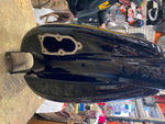 Custom Paint Airbrush Gas tank Sportster 2007^ Gold Black Bar Shield 883 1200!