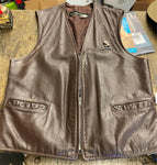 Vtg AMF Leather vest Harley OEM 1970's Knucklehead Panhead Shovelhead Clothing!