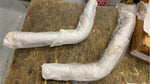 Factory shotgun Exhaust Pipes Heat shields Harley Fatboy FLSTF 1990-99 OEM New!