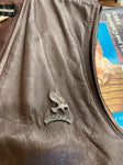 Vtg AMF Leather vest Harley OEM 1970's Knucklehead Panhead Shovelhead Clothing!