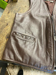 Vtg AMF Leather vest Harley OEM 1970's Knucklehead Panhead Shovelhead Clothing!