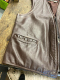 Vtg AMF Leather vest Harley OEM 1970's Knucklehead Panhead Shovelhead Clothing!