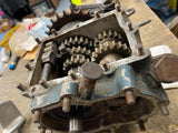 Vtg Transmission Harley JD VL VLD VLH 1920's 3 Speed OEM cae gears pump sprocket