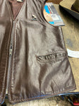 Vtg AMF Leather vest Harley OEM 1970's Knucklehead Panhead Shovelhead Clothing!