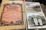 Vtg 1950 Fireman membership Certificate Pictures Bellmore Fire Dept Memorabilia!