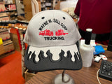 Nissun Cap Wayne W. Sell Corp Trucking Flame Strap Back Adjustable Hat Cap