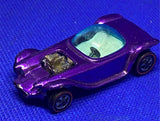 Vtg Hot wheels Red line Mattel Car 1968 Beatnik Bandit Purple Minty