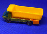 Vtg Hot wheels Red line Mattel Heavyweights Dump Truck 1969 Yellow Green Minty