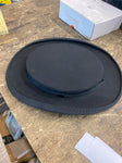 Vtg BORSALINO Collapsible Top Hat Cap Italy Magician Dress Gentleman Pop up Felt