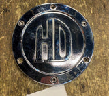 Vtg Harley HD Derby clutch Cover 3 bolt Shovelhead FX Softail FXR Dyna Touring