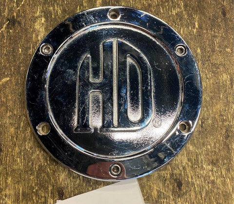Vtg Harley HD Derby clutch Cover 3 bolt Shovelhead FX Softail FXR Dyna Touring