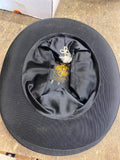 Vtg BORSALINO Collapsible Top Hat Cap Italy Magician Dress Gentleman Pop up Felt