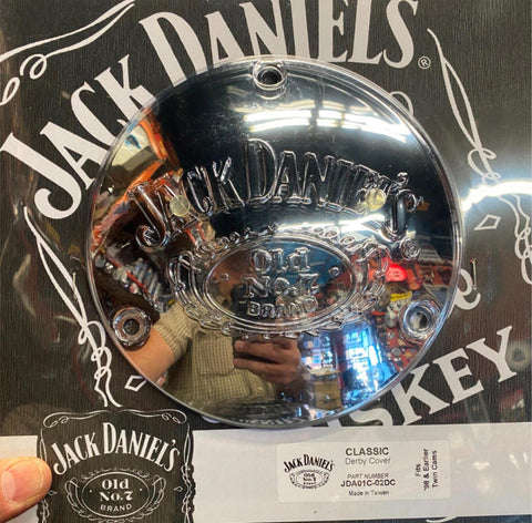 Vtg Jack Daniels Derby Clutch Cover 3 bolt Shovelhead Evo Softail Touring dyna!