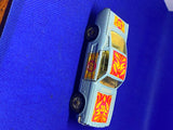 Vtg Corgi Toys 348 Mustang Flower Power die Cast light blue Fastback 2+2 Psycade