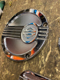 Vtg Harley Derby clutch Cover Timer inspection Set Bar Shield Softail Heritage