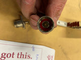 Bird? TNC Male Female Quick Change Unidapt Flange Coaxle Connectors Cable vtg
