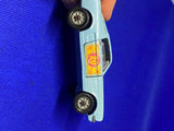 Vtg Corgi Toys 348 Mustang Flower Power die Cast light blue Fastback 2+2 Psycade
