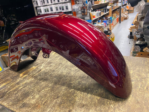 Front Fender Harley FLHXS FLTRX Street Road Glide Velocity Mysterious Red 2014^