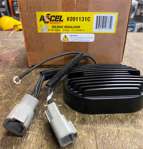 Accel Voltage Regulator Harley Softail 2007 74540-07 40 amp Heritage Fatboy FXST