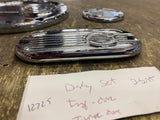 Vtg Harley Derby clutch Cover Timer inspection Set Bar Shield Softail Heritage