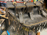 OEM Custom Saddlebags Harley FLH Heritage Edition 1981 Fringe Leather Shovelhead