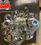 1 1/4 Handlebar Risers 1-1/2 Tall HARLEY SOFTAIL FXSTC Heritage Fatboy Chopper!