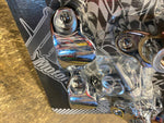 1 1/4 Handlebar Risers 1-1/2 Tall HARLEY SOFTAIL FXSTC Heritage Fatboy Chopper!