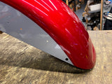 Front Fender Harley Touring Ultra Classic Road King Candy Red Silver OEM 2014^ N