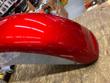 Front Fender Harley Touring Ultra Classic Road King Candy Red Silver OEM 2014^ N