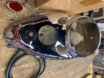 Cateye Dash Cover Kit Harley Panhead Knucklehead Shovelhead Fatbob Flathead Chro