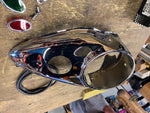 Cateye Dash Cover Kit Harley Panhead Knucklehead Shovelhead Fatbob Flathead Chro