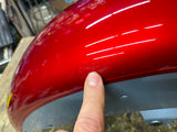 Front Fender Harley Touring Ultra Classic Road King Candy Red Silver OEM 2014^ N