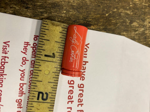 Vtg Lady Esther mini Lipstick red 50's Beauty Products
