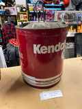 Vtg Kendall Motor Oil Gas tin Can 5 Gallon Nice Graphix Petroliana Collector!