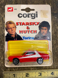 Vtg Corgi Junior 45 -starsky hutch Tv Series Grand torino Mint Toy Display Pack