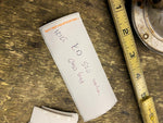 Vtg KD 520 TRAILER clearance Light TRUCK marker Lamp Amber GLASS Lens Semi Mack