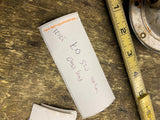 Vtg KD 520 TRAILER clearance Light TRUCK marker Lamp Amber GLASS Lens Semi Mack