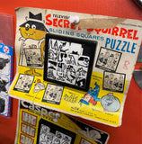 Vtg Roalex Co Hanna Barbera Cartoon Secret Squirrel Slide Puzzle Game Orig Pkg!