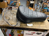 NOS Harley Buddy Seat Panhead Shovelhead FLH Electra Glide Grab Rail OEM!