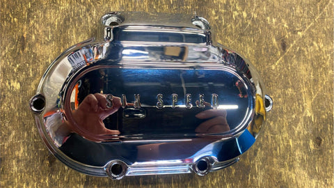 Harley 6 speed OEM Transmission Cover 37126-06 Dyna Softail Touring Twin Cam Chr