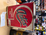 Vtg ArtexMotor Oil Gas tin Can american 2 gal Nice Graphix Petroliana Collector!