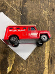 Vtg 1978 Matchbox Armored Truck wells fargo Red no 69