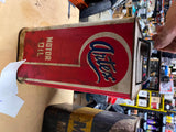 Vtg ArtexMotor Oil Gas tin Can american 2 gal Nice Graphix Petroliana Collector!