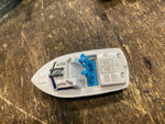 Vtg 1976 Matchbox Police launch Toy boat no 52 Blue