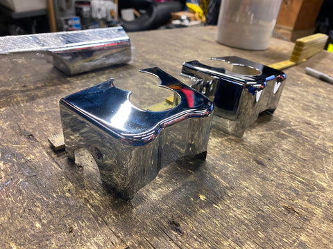 Chrome Covers Lifter Tappet Blocks Harley Evo Kuryakyn? Softail Touring FXR Dyna