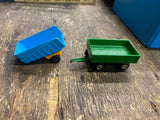 superfast Matchbox Articulator Ertl Flare box Wagon trailer Minty John deere lot