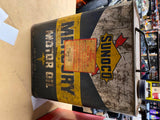 Vtg Sunoco mercury Motor Oil Gas tin Can 2 gallon Petroliana!