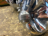 Vtg Mack Fire Truck Unity Spotlights Chrome Accessory Lights 50's TRactor Traile